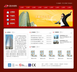 濟南網(wǎng)站建設(shè)-防水材料公司網(wǎng)站