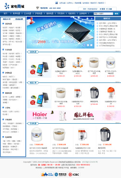 濟南網(wǎng)站建設(shè)-家電商城