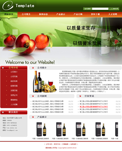 濟南網站建設-酒類銷售公司網站